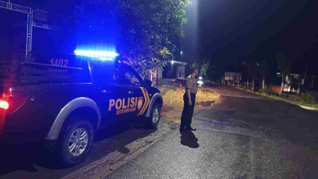 Patroli Blue Light Polsek Kembangbahu Intensif Cegah 3C dan Antisipasi Gesekan Antar Perguruan Silat